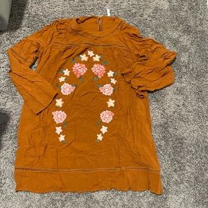 Xhilaration XXL Brown Shift Dress